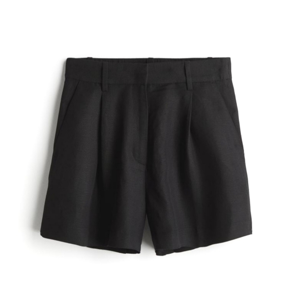 H&M Pants - H&M Linen-Blend Shorts